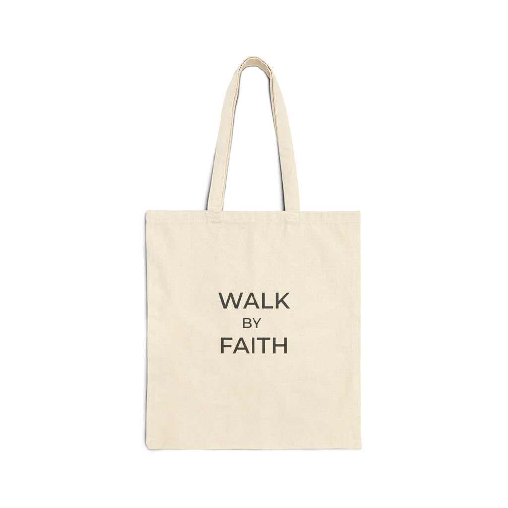 Walk by Faith Christian Tote Bag