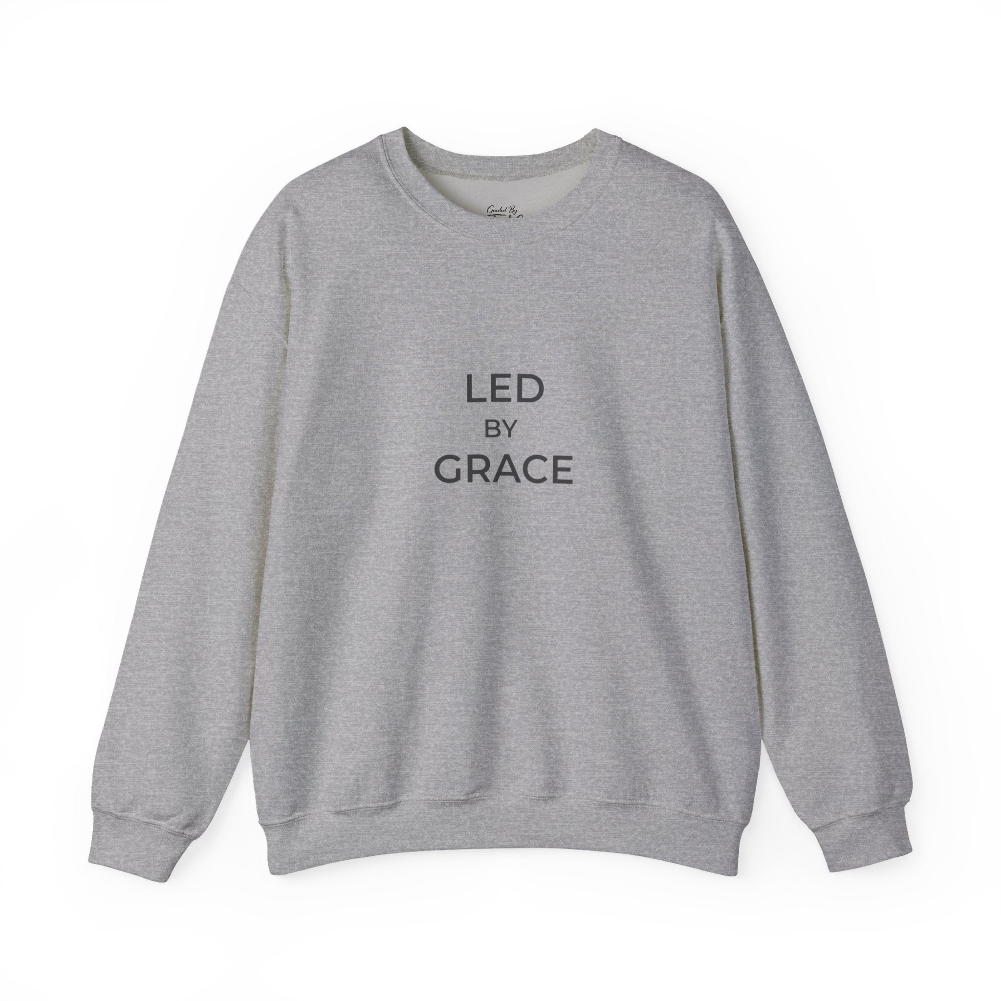 Led by Grace Unisex Christian Crewneck
