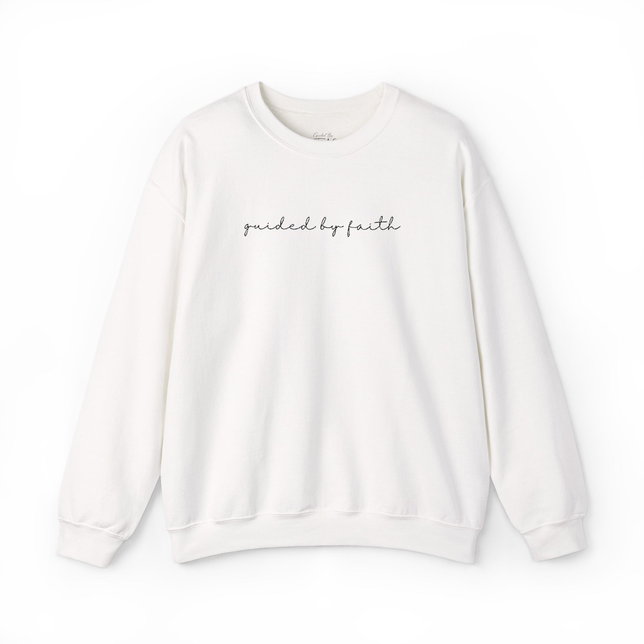 Guided by Faith Unisex Embroidery Crewneck