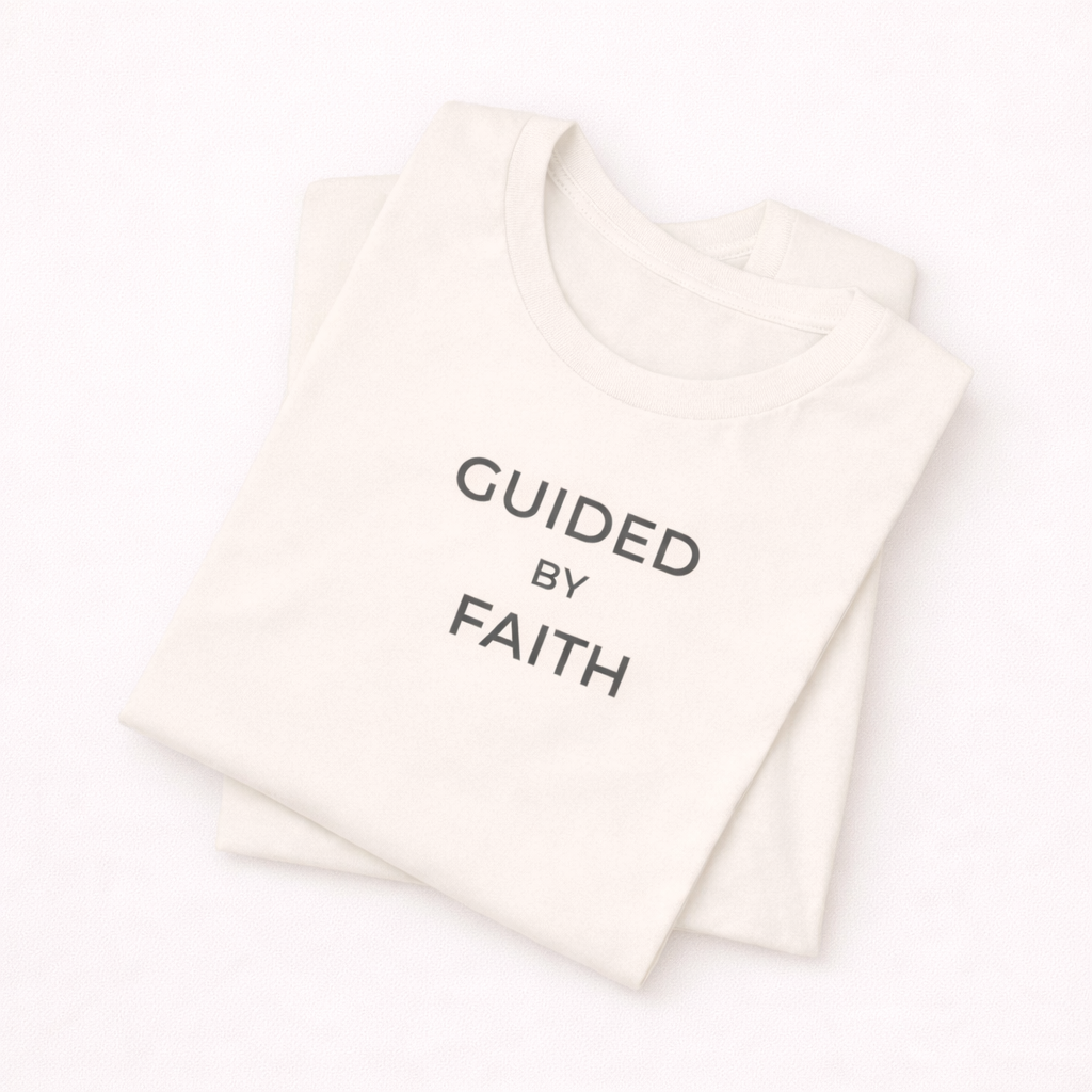 Guided by Faith Unisex Christian Tee
