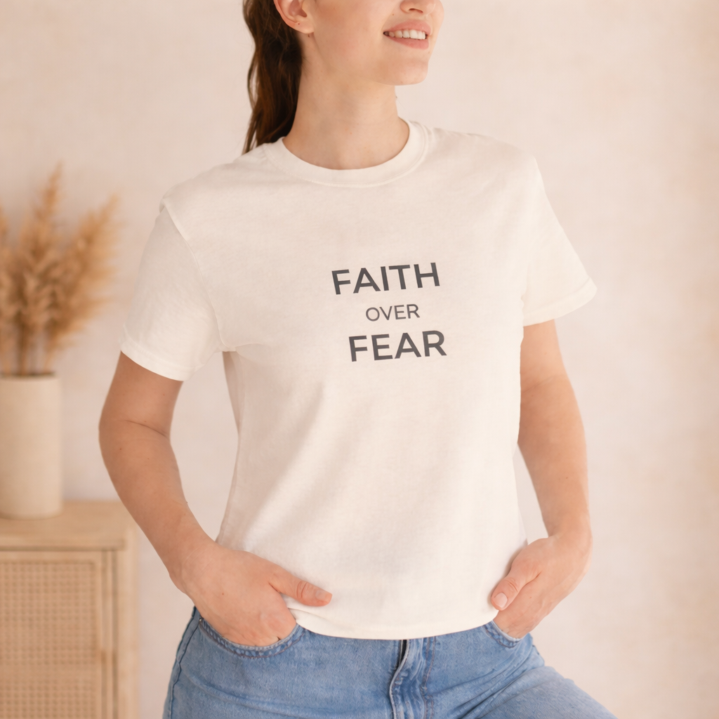 Faith Over Fear Unisex Christian Tee