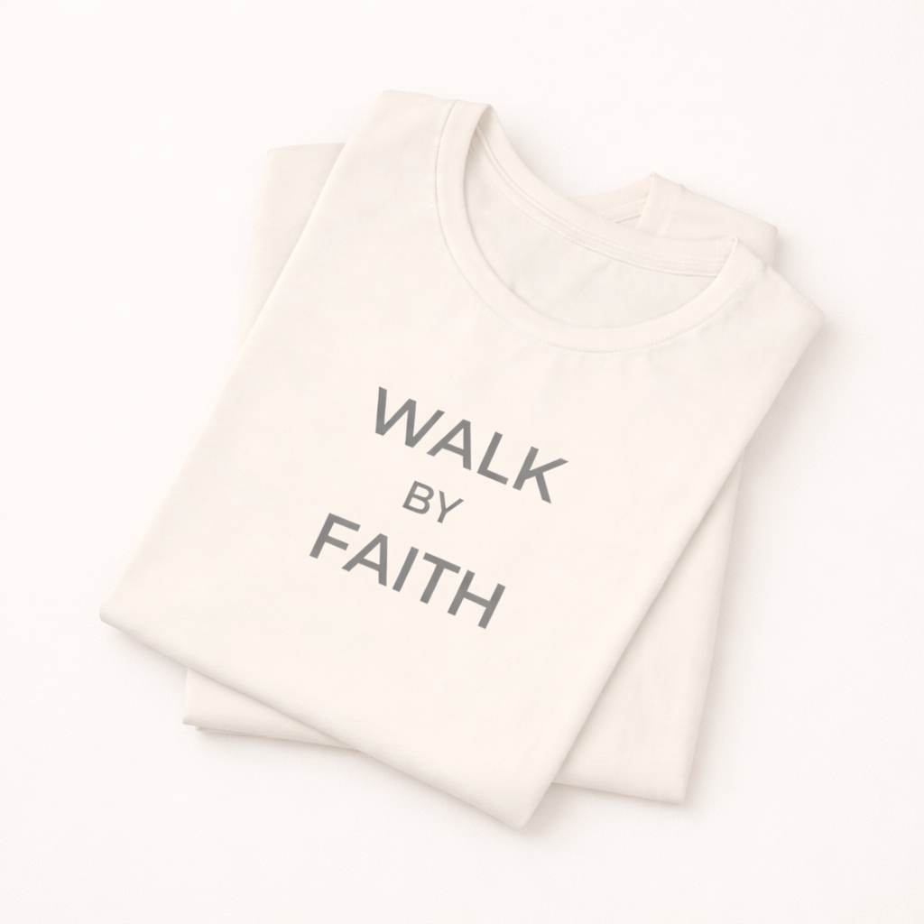 Walk by Faith Unisex Christian Tee