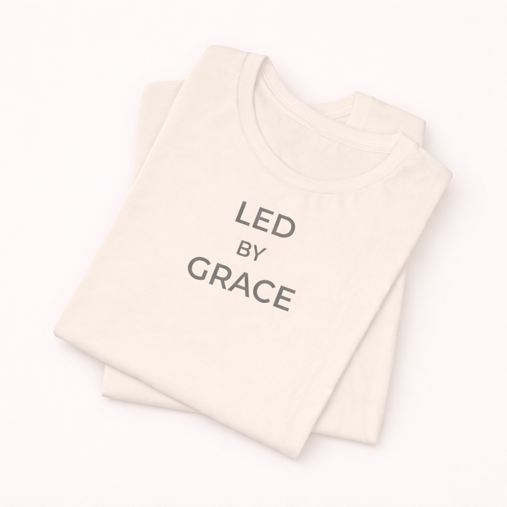 Led by Grace Unisex Christian Tee