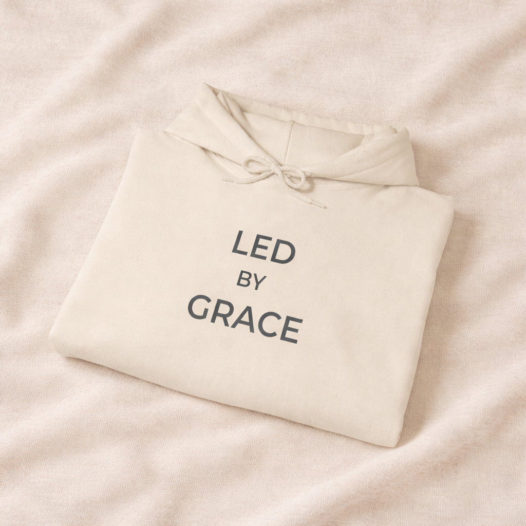 Led by Grace Unisex Christian Hoodie