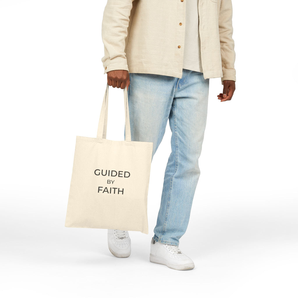Guided by Faith Christian Tote Bag