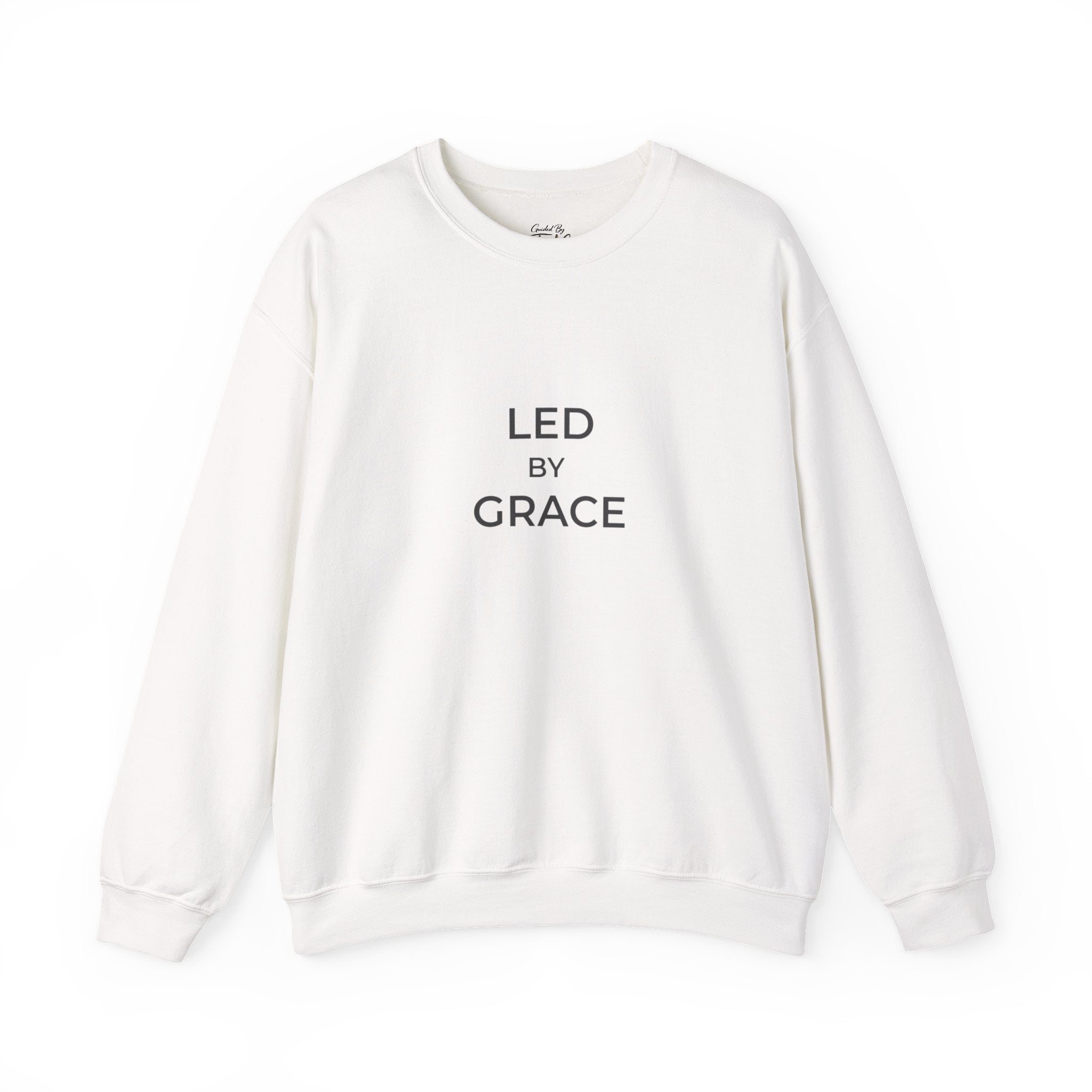Led by Grace Unisex Christian Crewneck