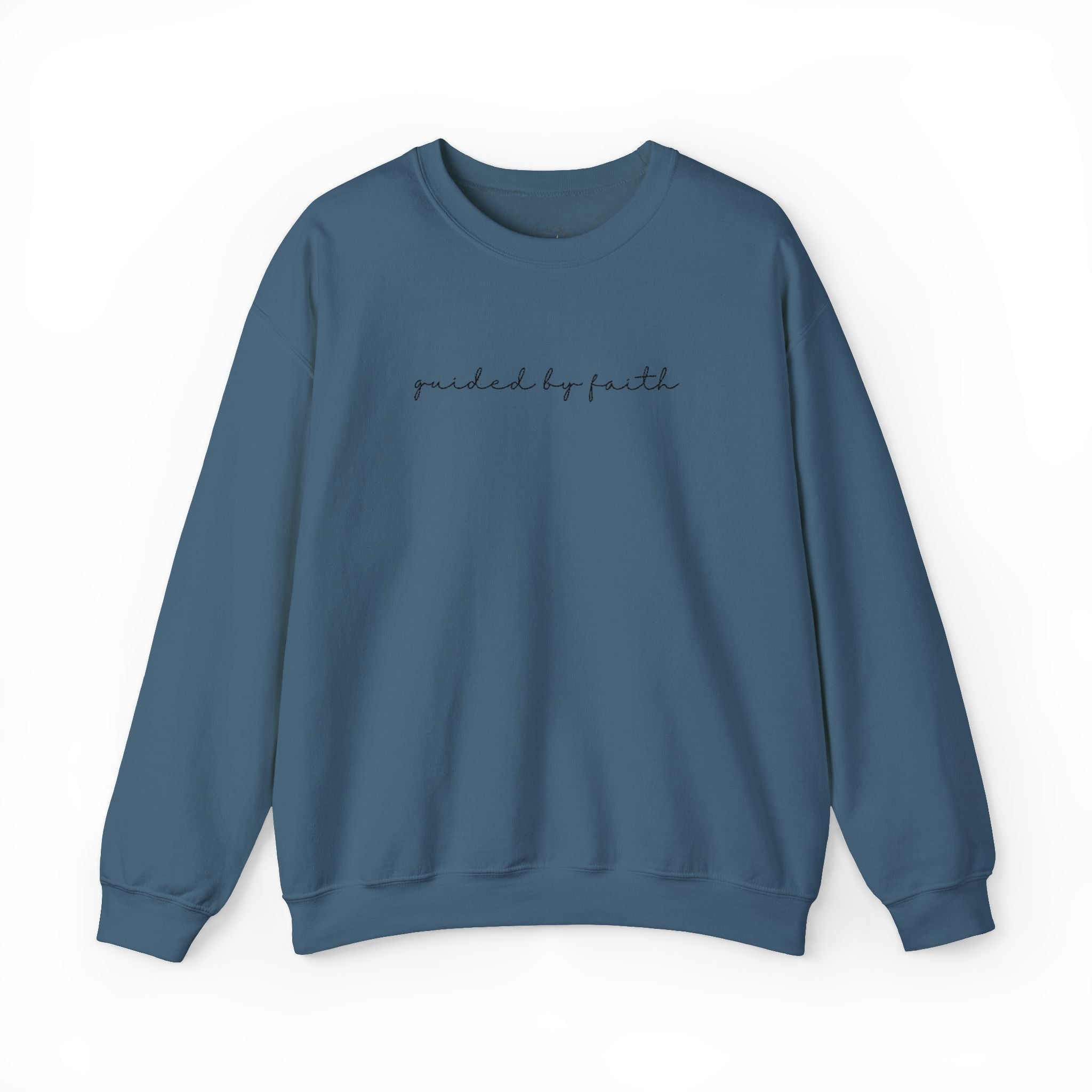 Guided by Faith Unisex Embroidery Crewneck