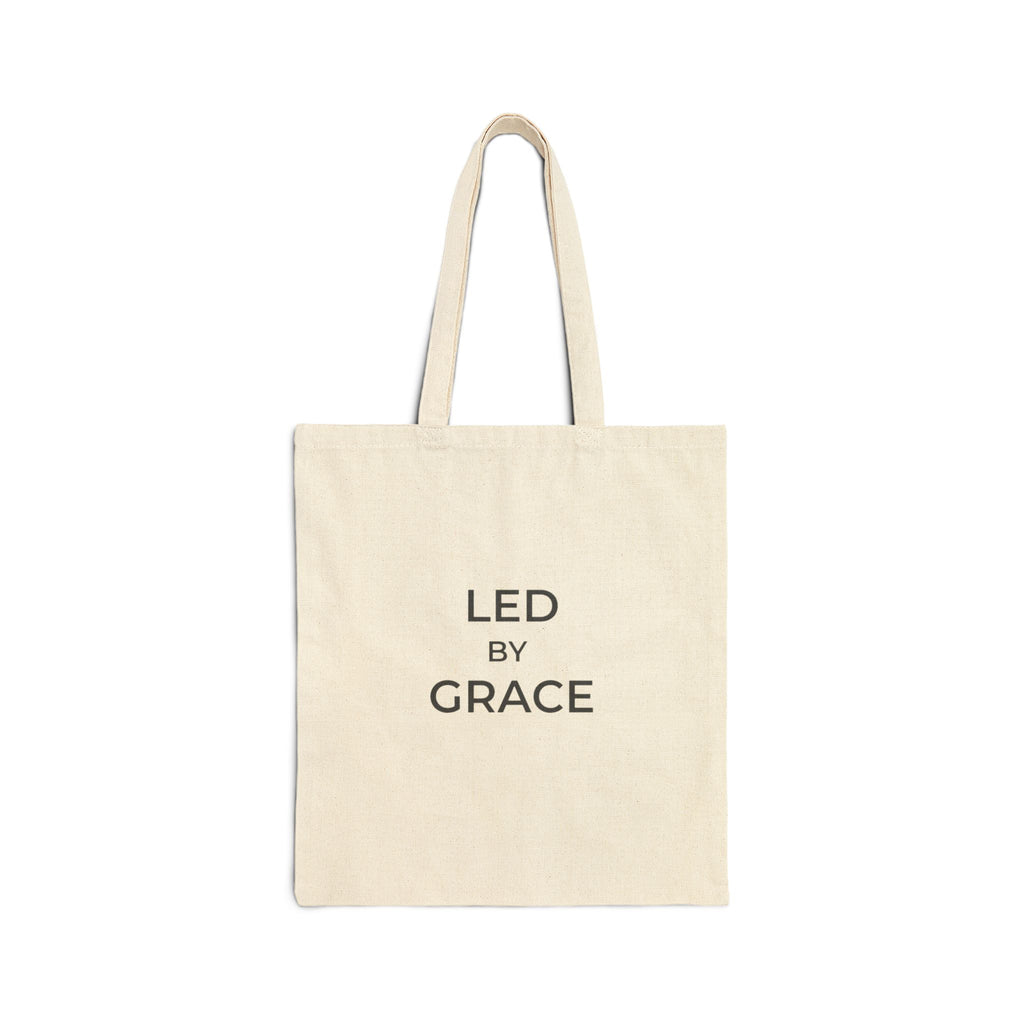 Led by Grace Faith Tote Bag