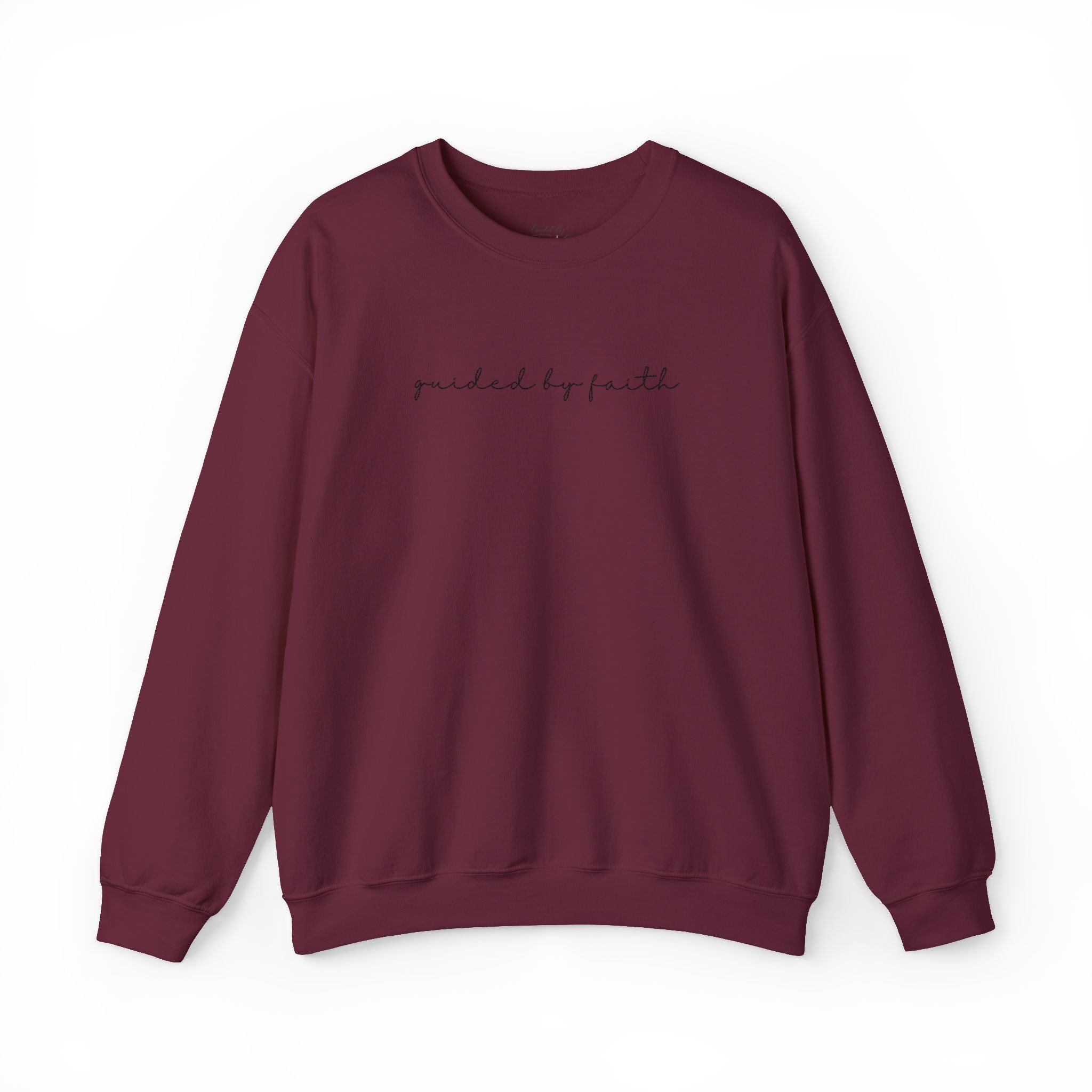 Guided by Faith Unisex Embroidery Crewneck