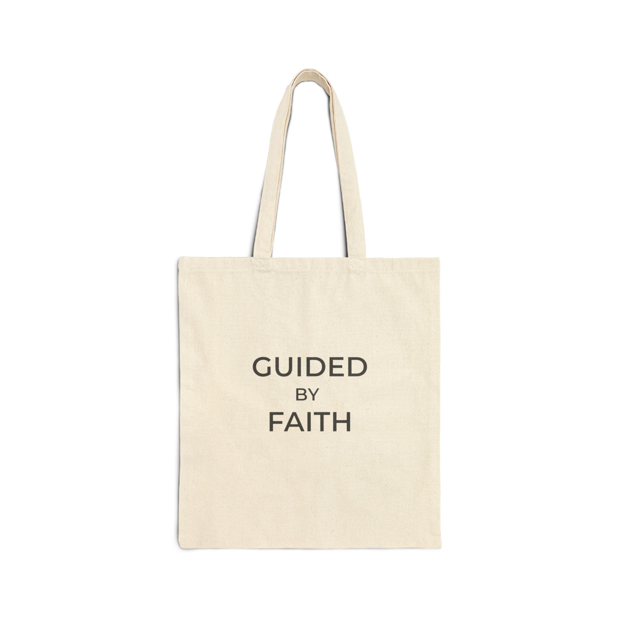 Guided by Faith Christian Tote Bag