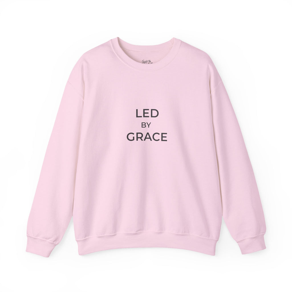 Led by Grace Unisex Christian Crewneck