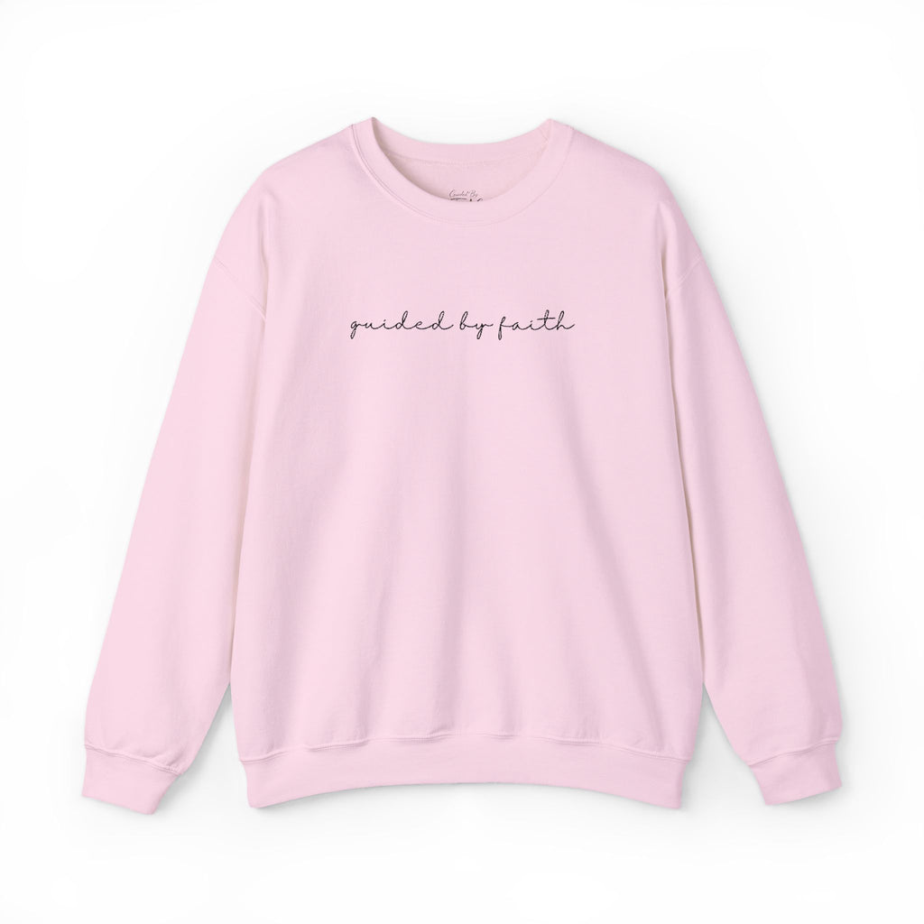 Guided by Faith Unisex Embroidery Crewneck