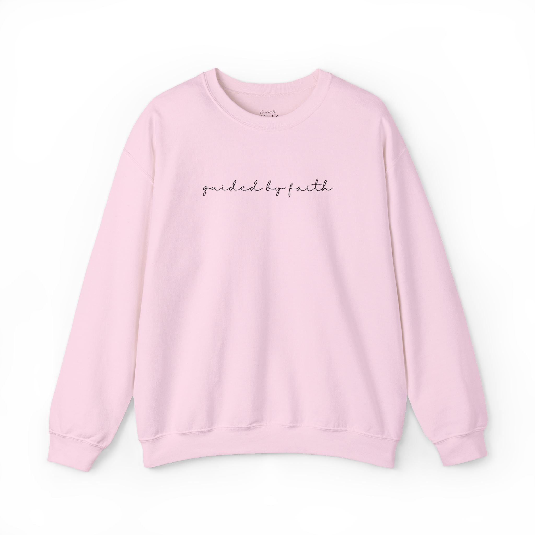 Guided by Faith Unisex Embroidery Crewneck